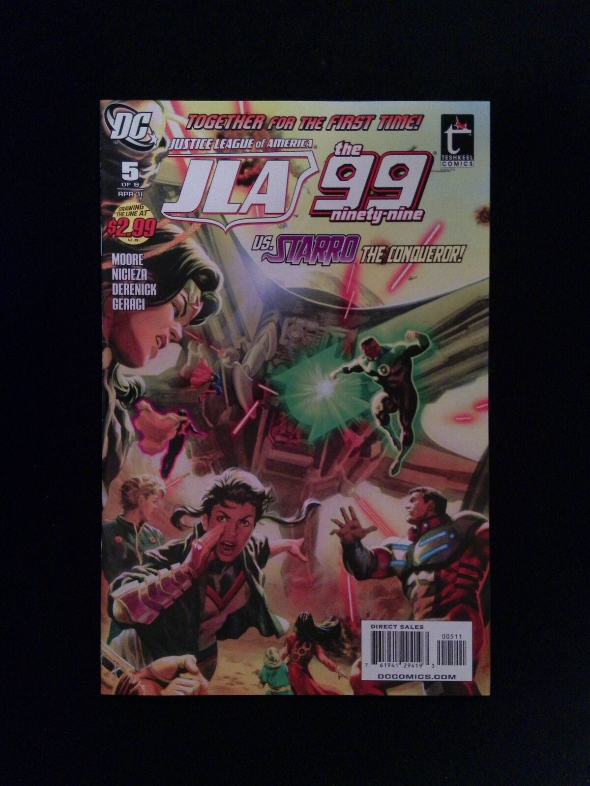 JLA The 99 #5 DC Comics 2011 VF+