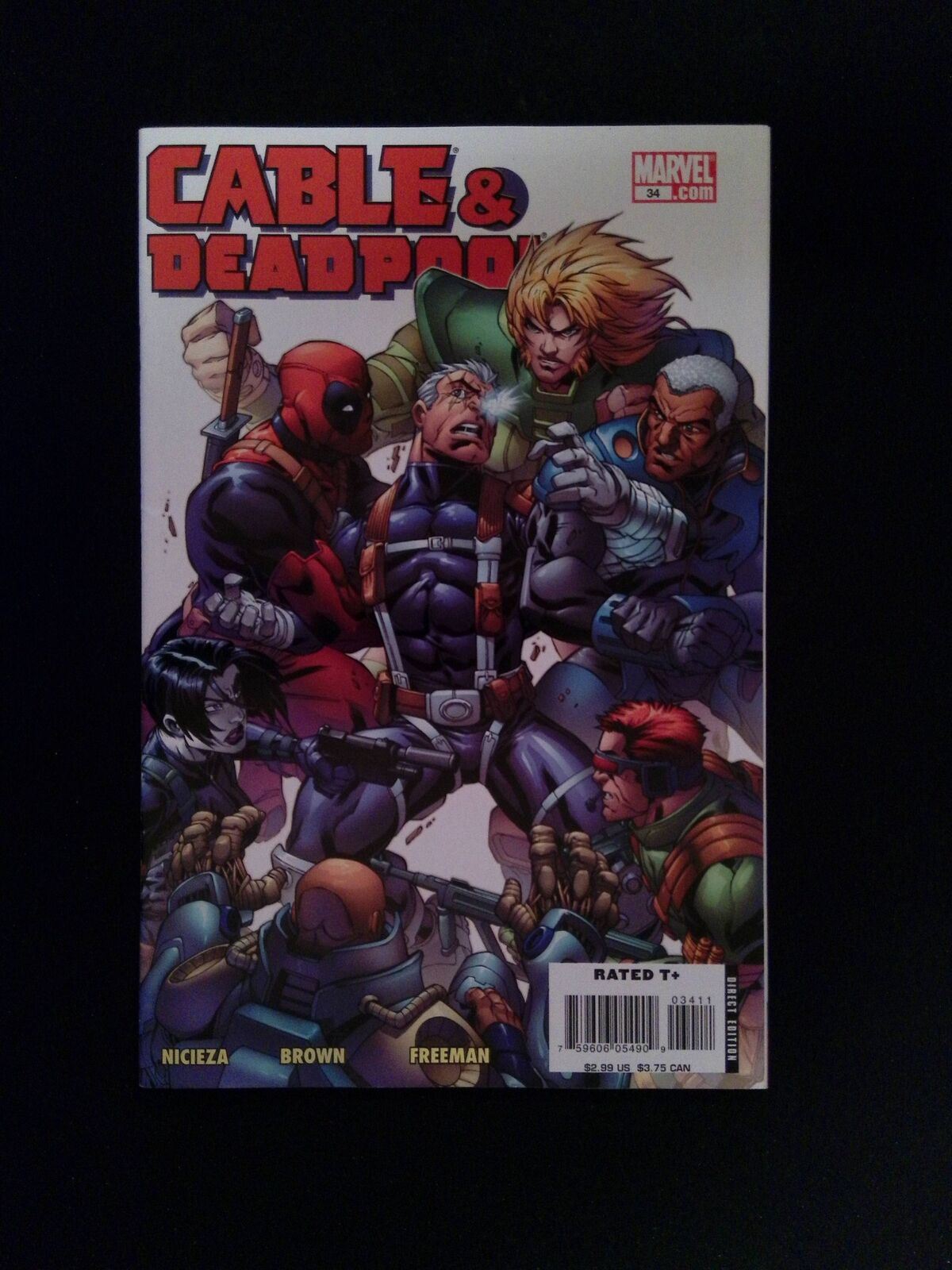 Cable and Deadpool #34 MARVEL Comics 2007 VF+