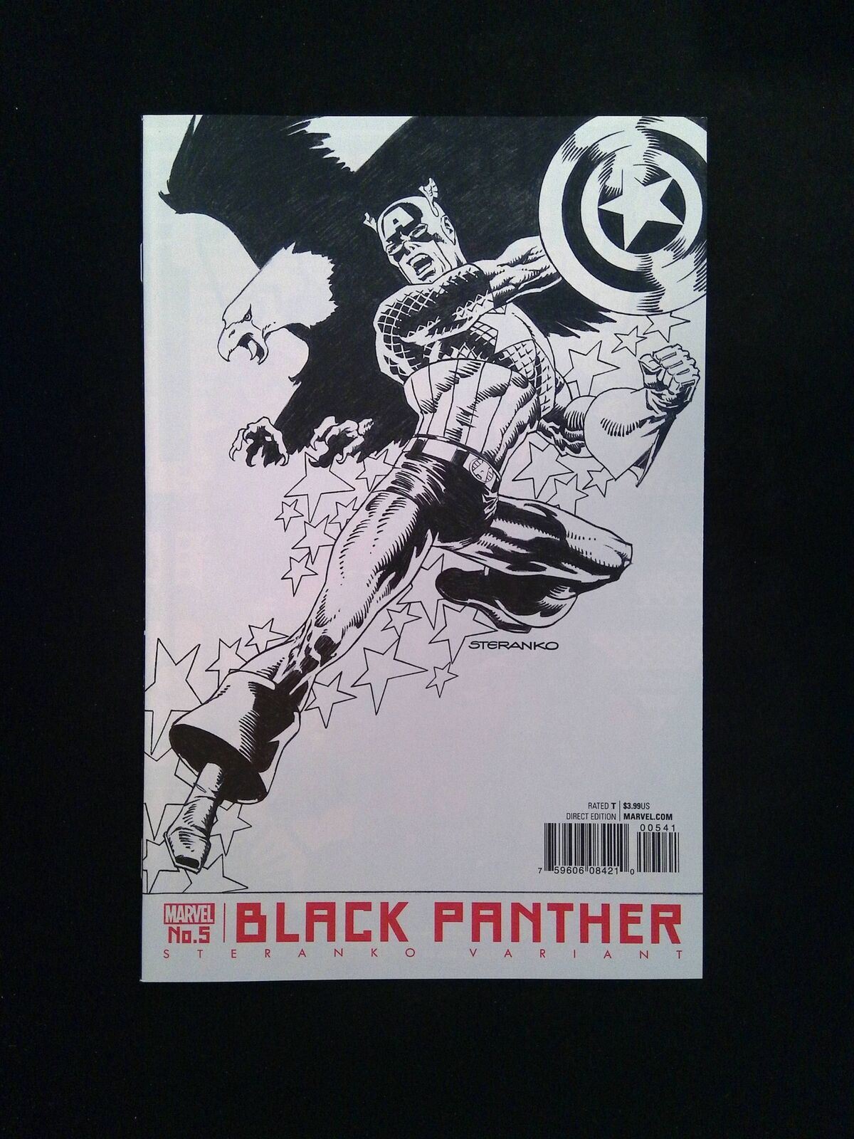 Black Panther #5D (5TH SERIES) MARVEL Comics 2016 VF+ STERANKO VARIANT