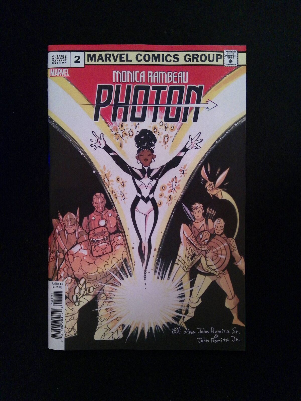 Monica Rambeau Photon #2B MARVEL Comics 2022 NM- VARIANT COVER