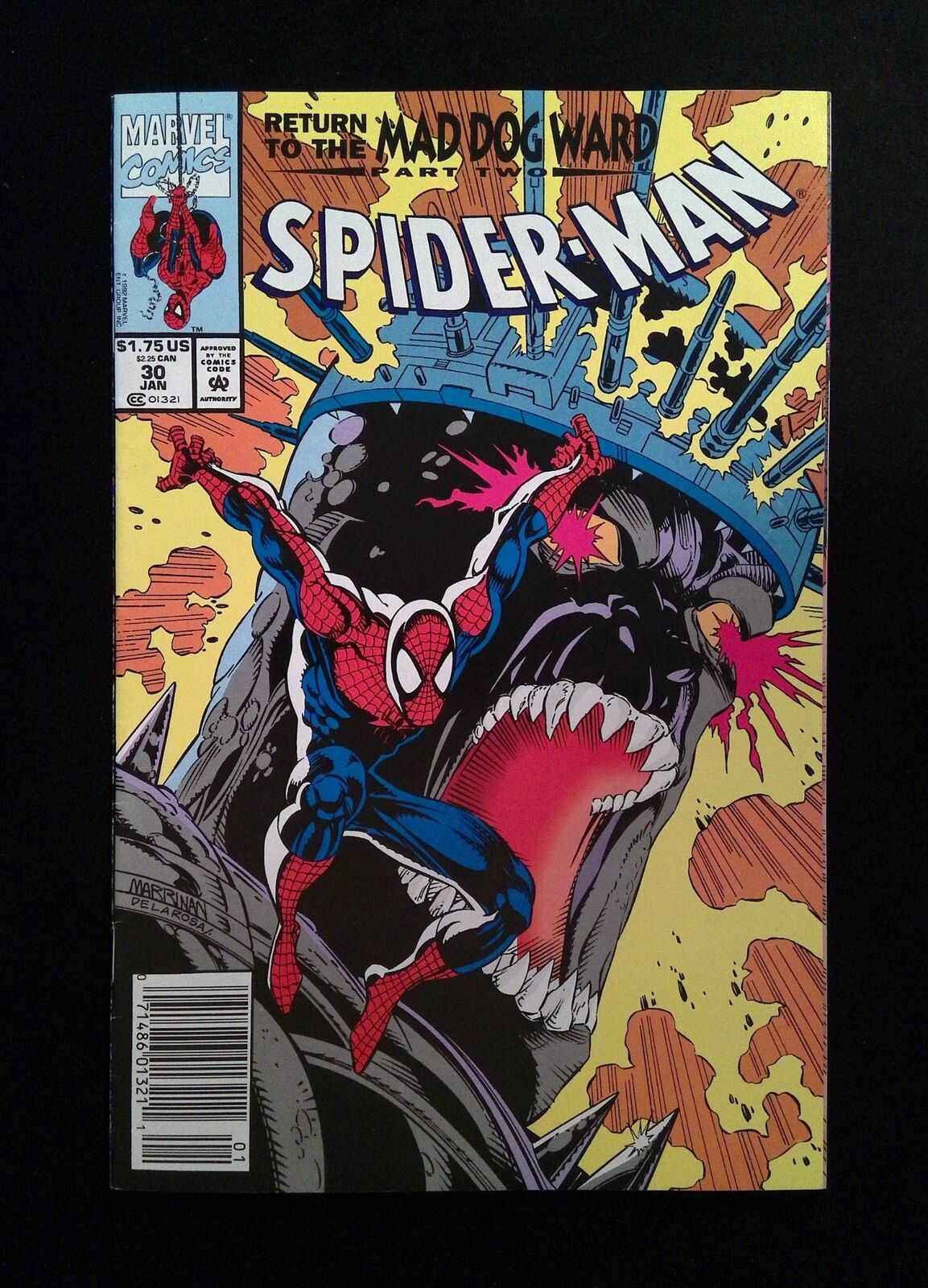 Spider-Man #30 Marvel Comics 1993 VF+ Newsstand