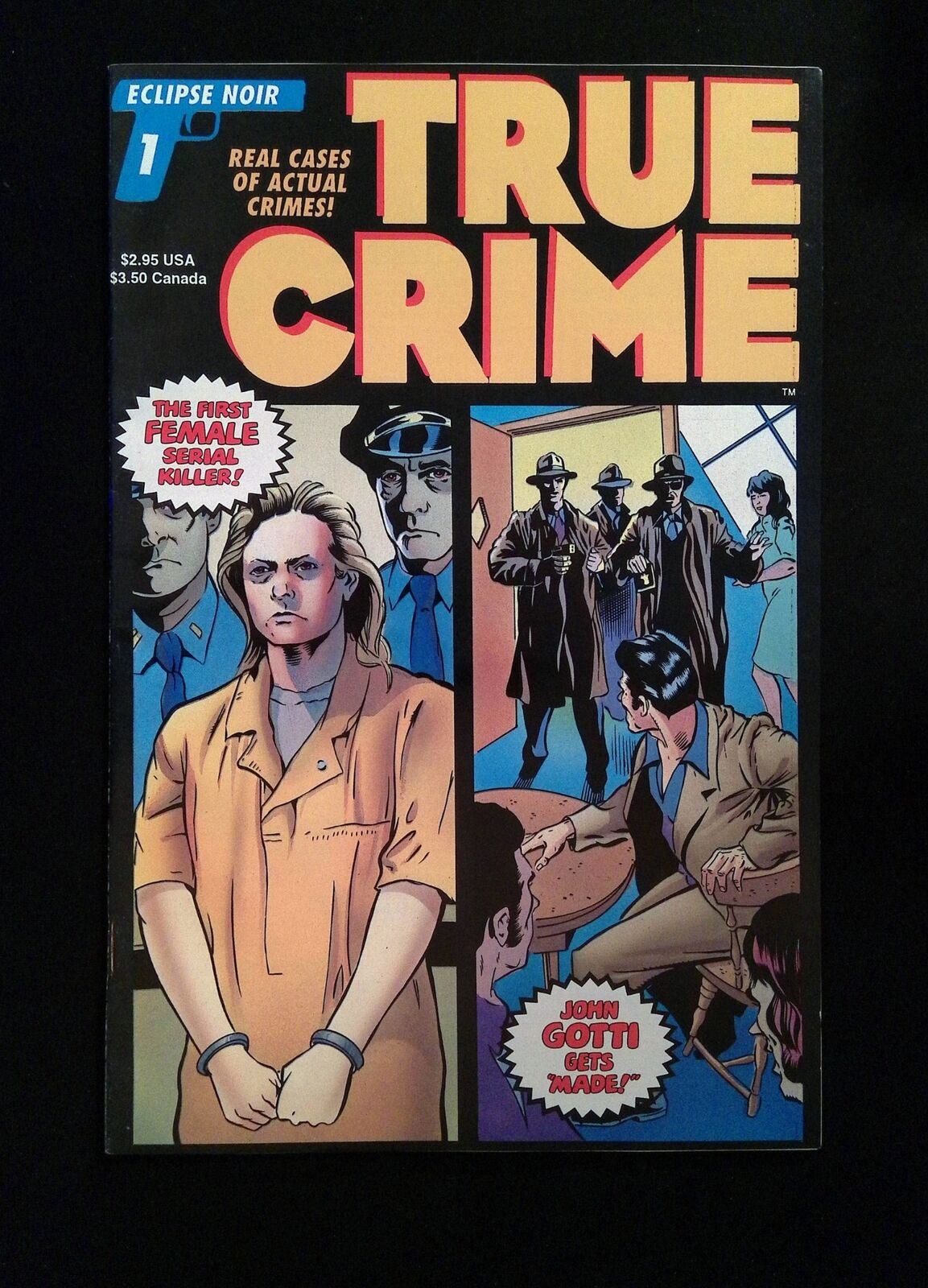 True Crime Comics #1 Eclipse Comics 1993 VF+