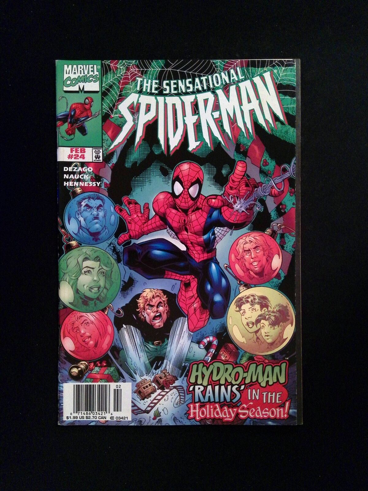 Sensational Spider-Man #24 MARVEL Comics 1998 VF+ NEWSSTAND