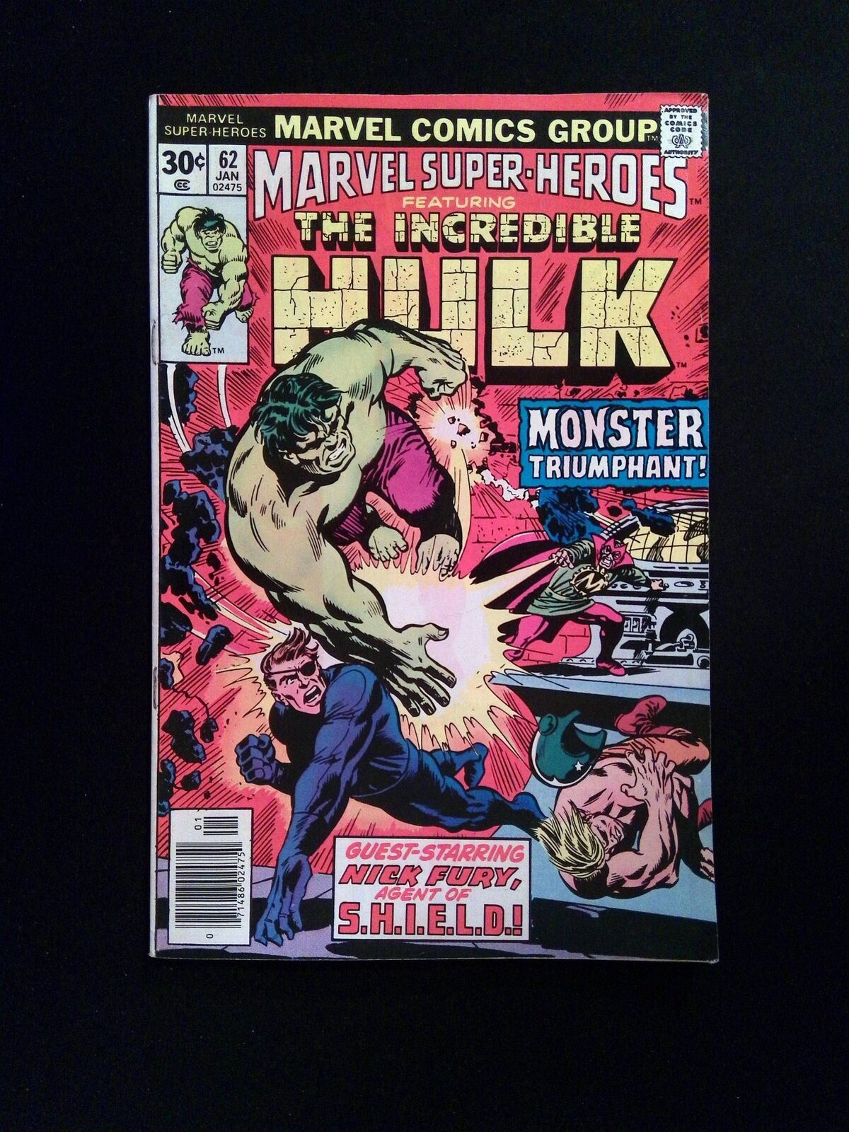 Marvel Super Heroes #62 MARVEL Comics 1977 FN+ NEWSSTAND