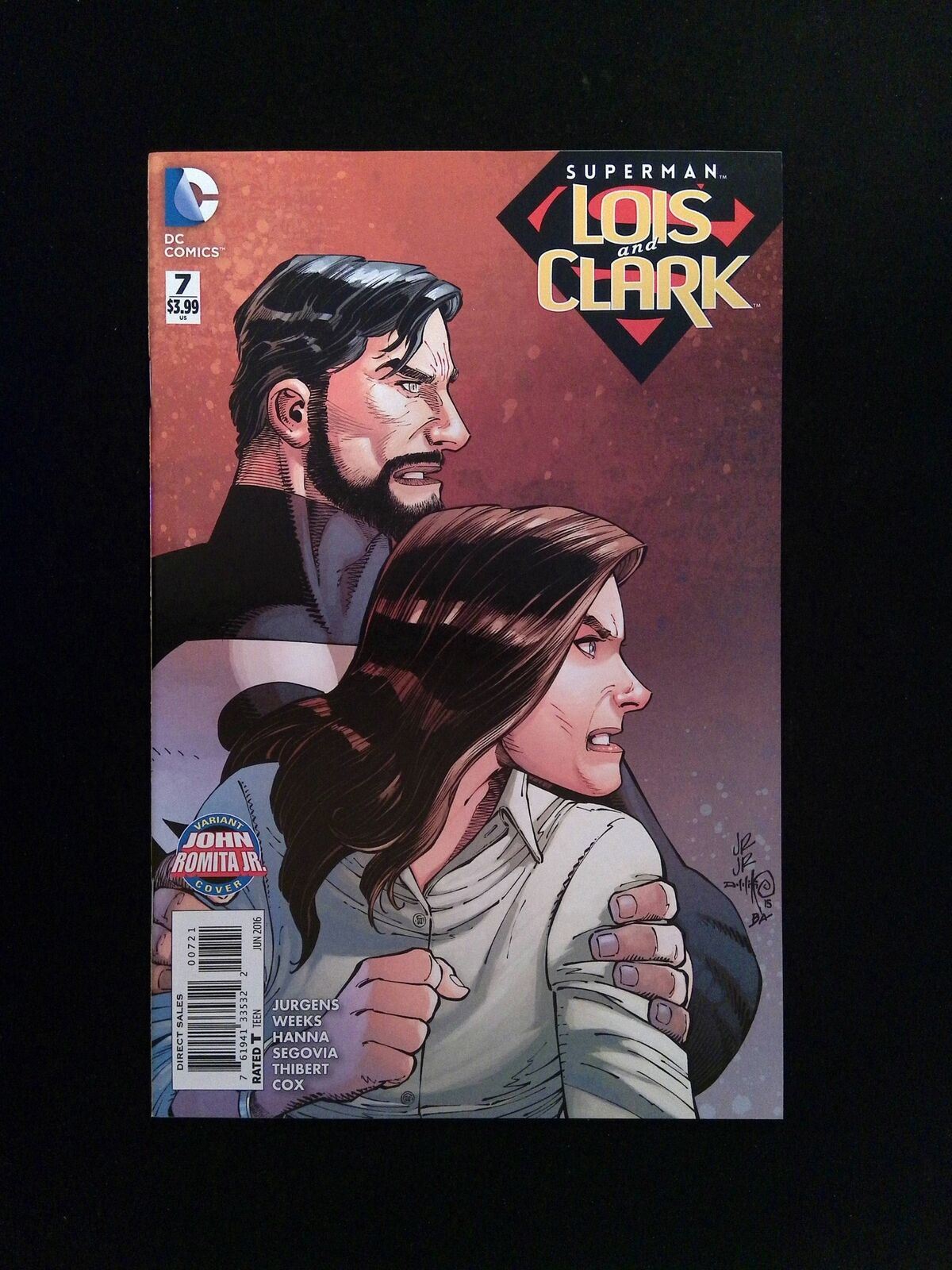 Superman Lois and Clark #7B DC Comics 2016 NM ROMITA MIKI VARIANT