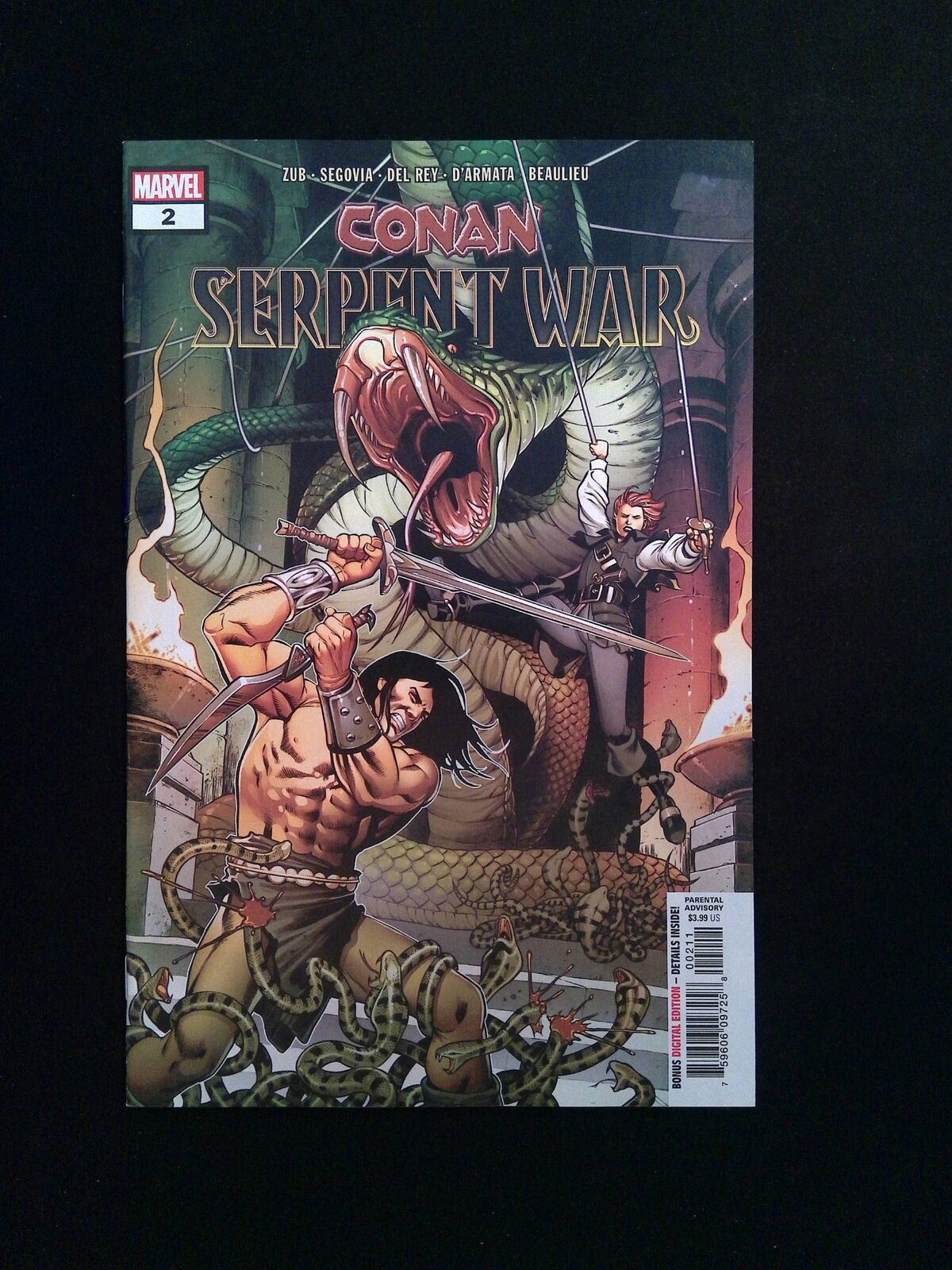 Conan Serpent War #2 MARVEL Comics 2020 NM-