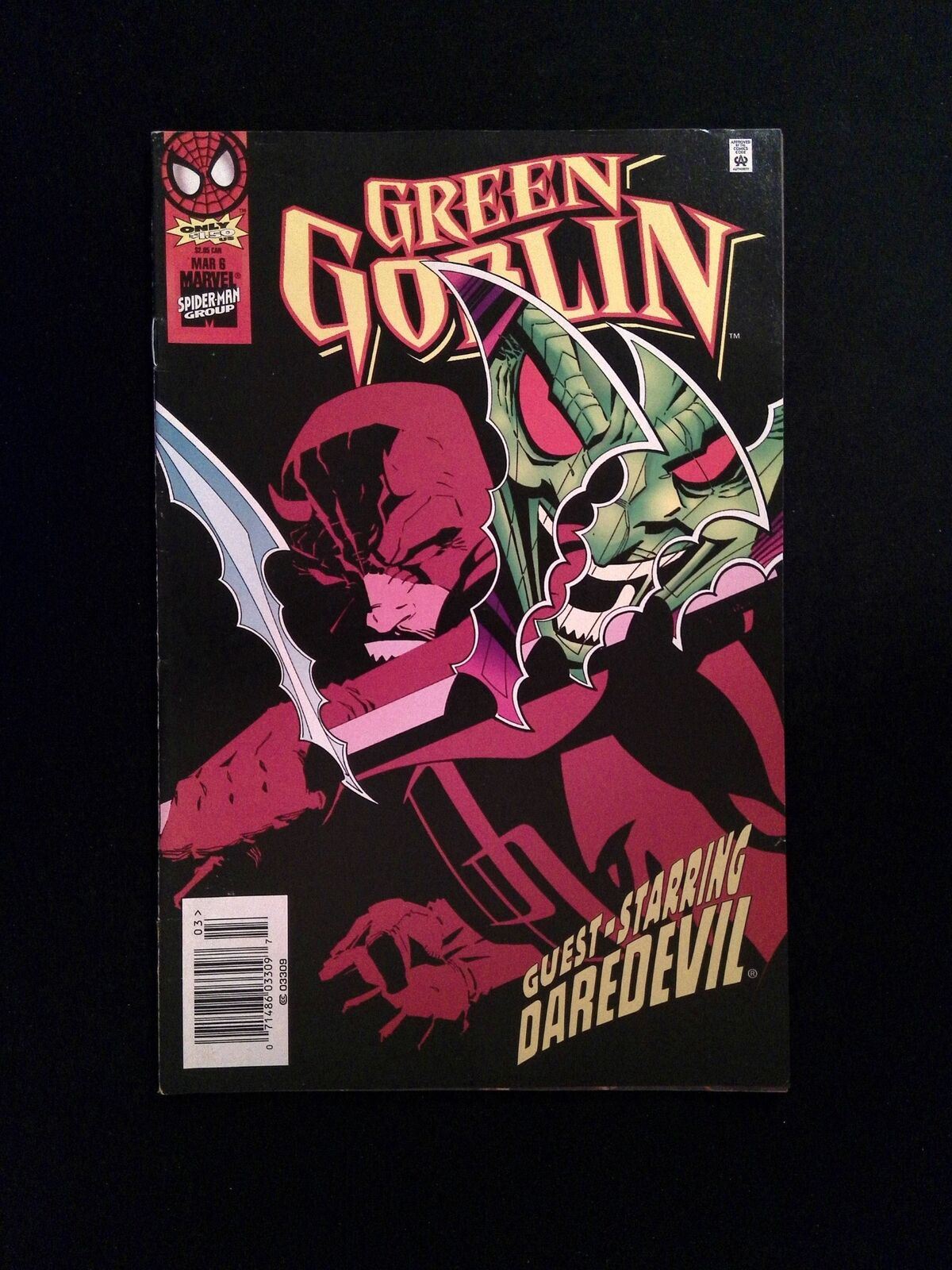 Green Goblin #6 MARVEL Comics 1996 VF NEWSSTAND
