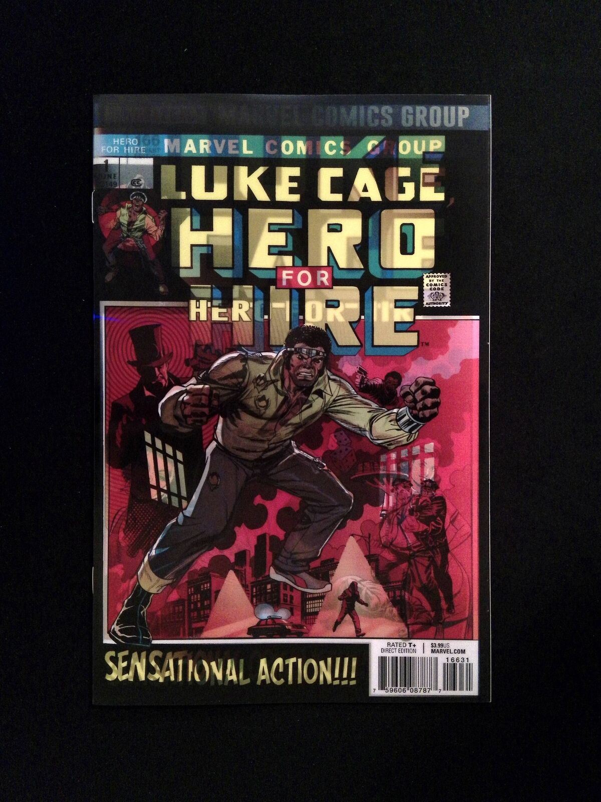 Luke Cage #166B (2ND SERIES) MARVEL Comics 2017 NM+ JOHNSON VARIANT