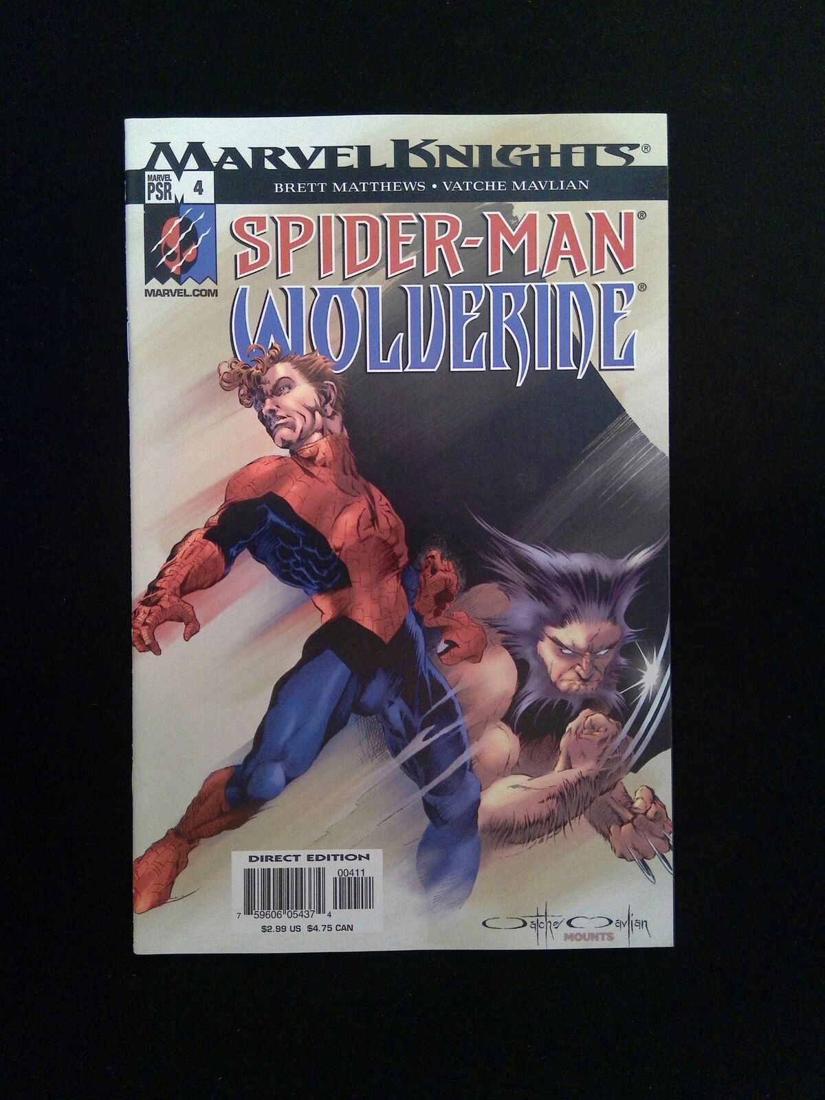 Spider-Man Wolverine #4 Marvel Comics 2003 NM