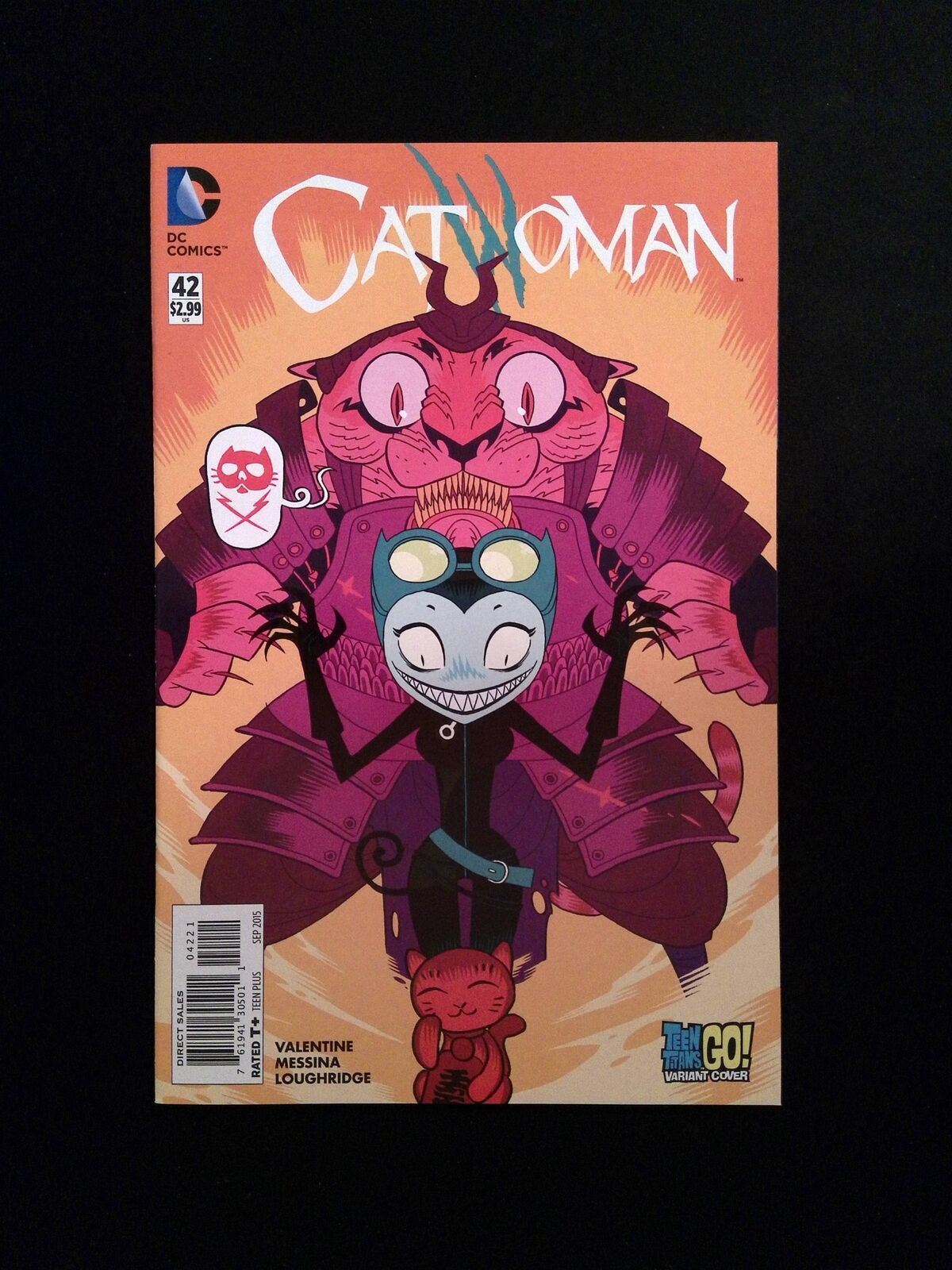 Catwoman #42 (4th Series) DC Comics 2015 NM- Teen Titans Go Variant