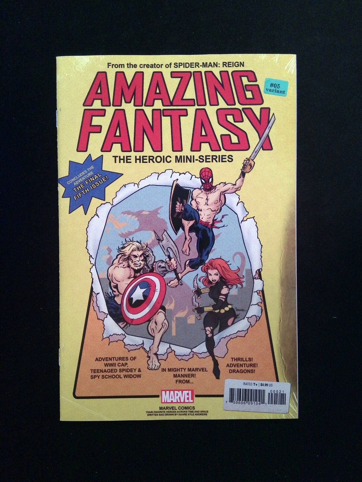 Amazing Fantasy #5B Marvel Comics 2022 NM Andrews Variant