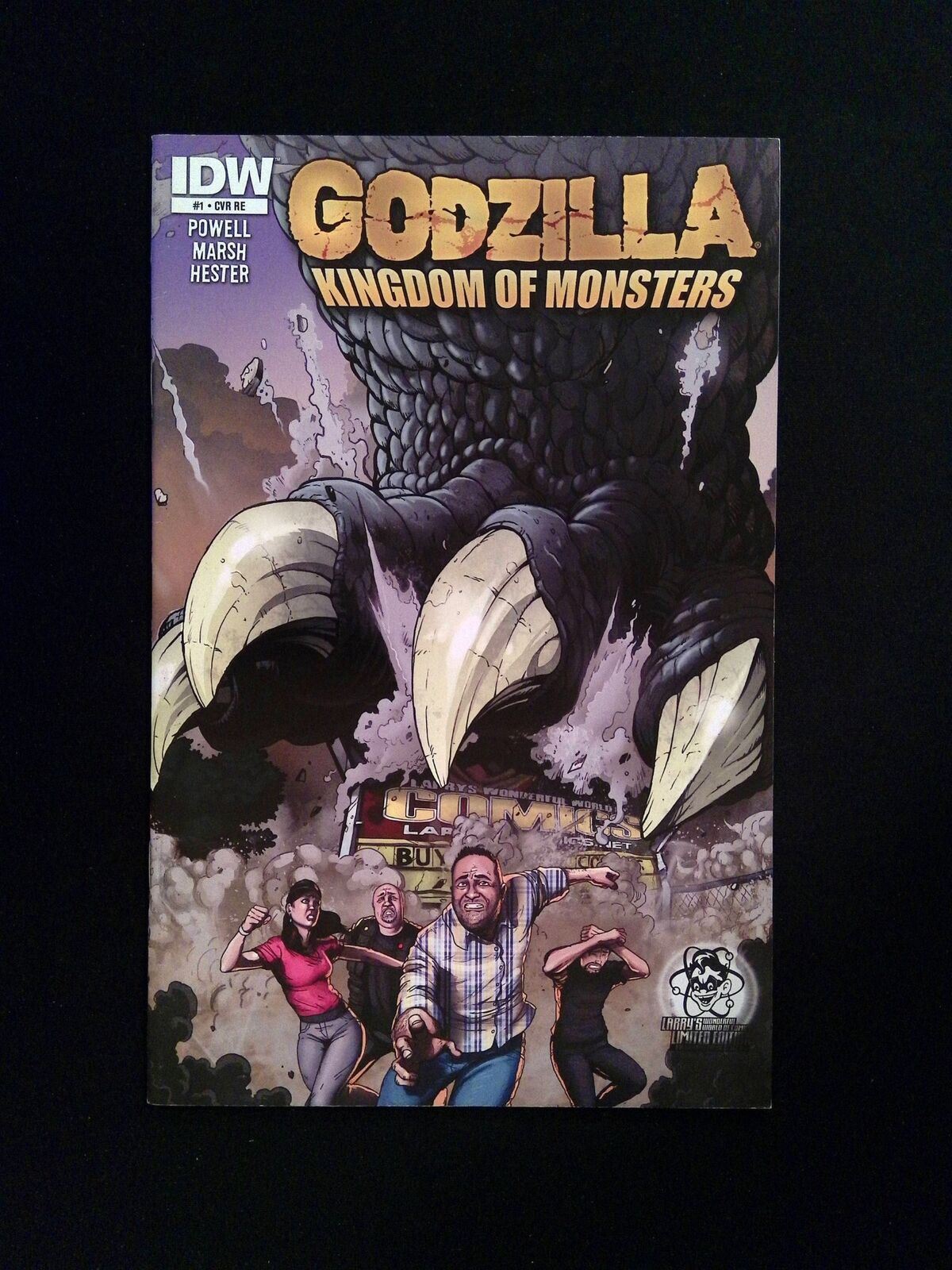 Godzilla #1RE IDW Comics 2011 VF/NM Larry's WWOC Limited Edition