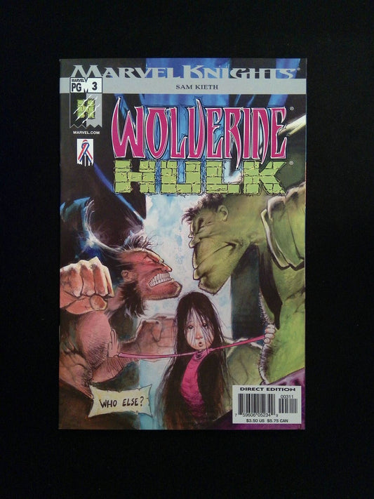 Wolverine Hulk #3  Marvel Comics 2002 NM