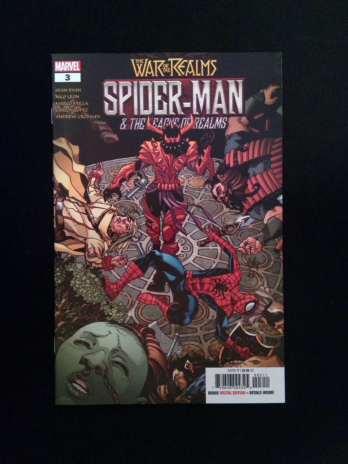 War Of The Realms Spider-Man And The League Of Realms #3 Marvel 2019 VF/NM