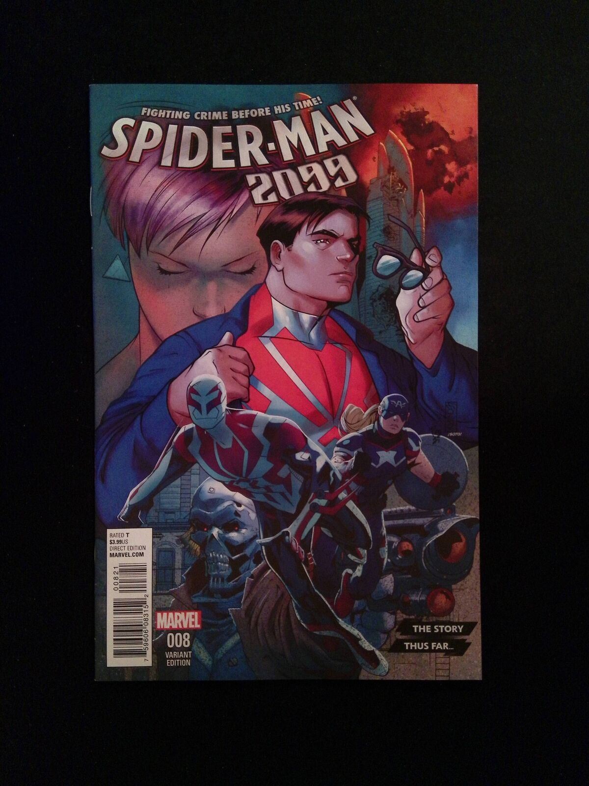 Spider-Man 2099 #8B (3RD SERIES) MARVEL Comics 2015 NM LEONARDI VARIANT