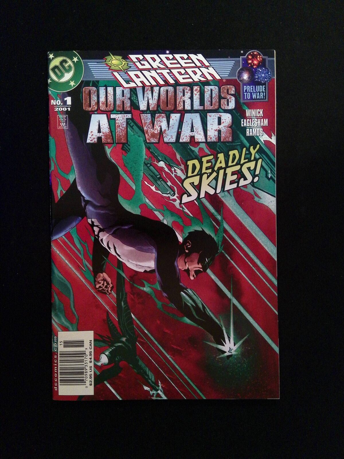 Green Lantern Our Worlds at War #1 DC Comics 2001 VF/NM NEWSSTAND