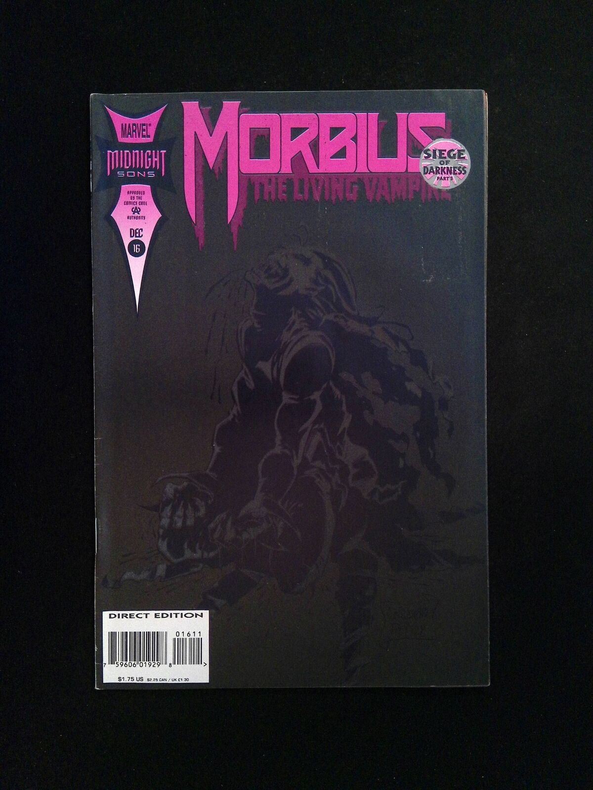 Morbius the Living Vampire #16 MARVEL Comics 1993 VF+