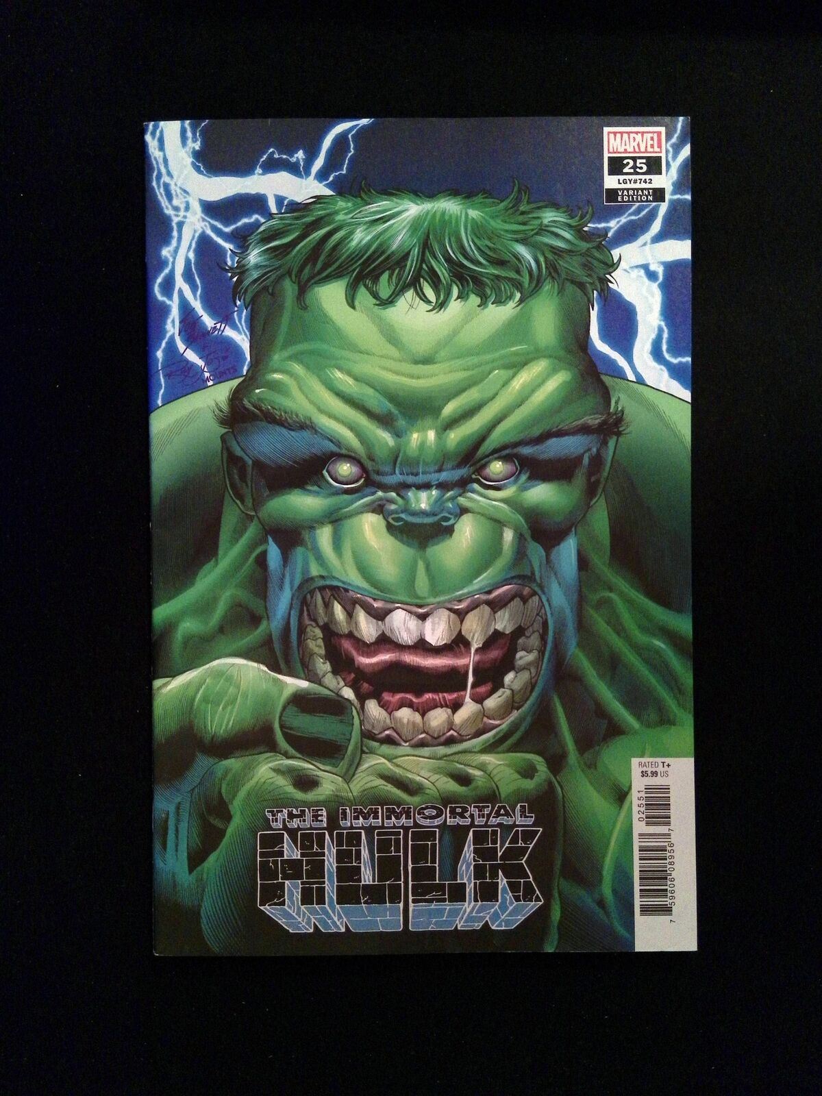 Immortal Hulk #25C Marvel Comics 2019 VF/NM Bennett Variant