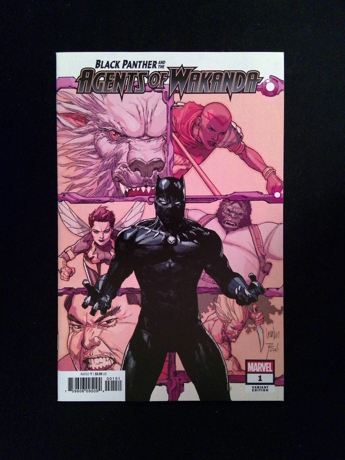 Black Panther and the Agents of Wakanda #1B MARVEL Comics 2019 NM YU VARIANT