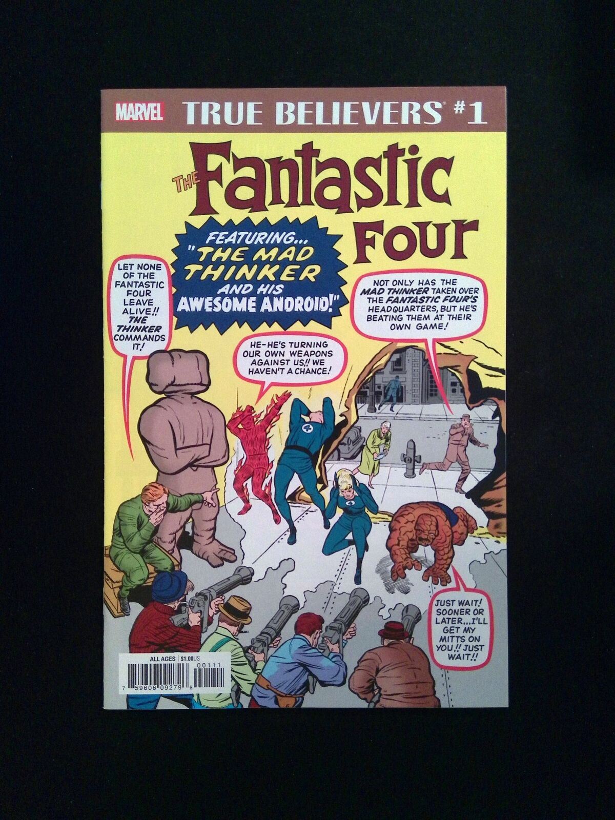 True Believers Fantastic Four Mad Thinker Droid #1 MARVEL Comics 2019 NM