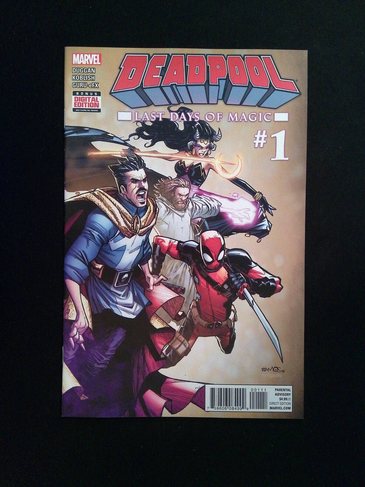 Deadpool Last Days Of Magic #1 Marvel Comics 2016 NM