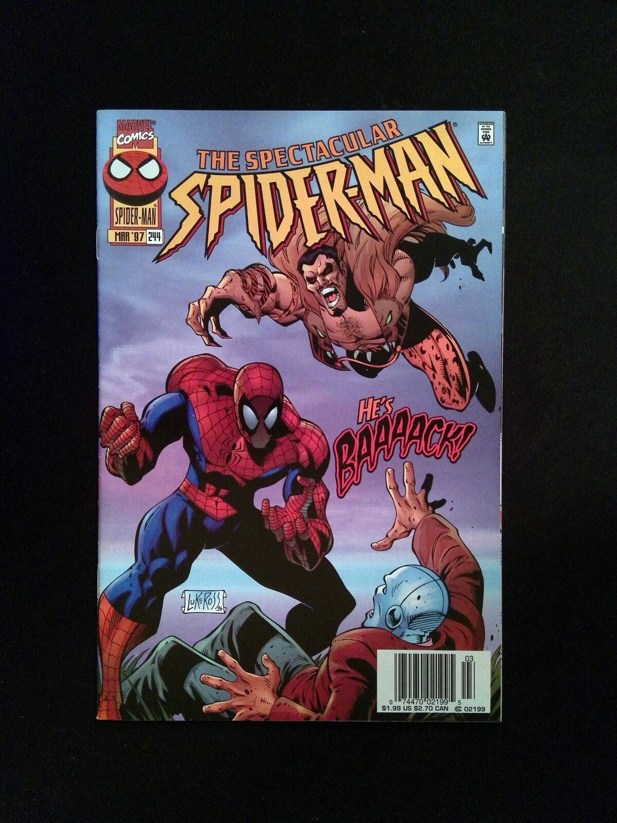 Spectacular Spider-Man #244 Marvel Comics 1997 VF+ Newsstand