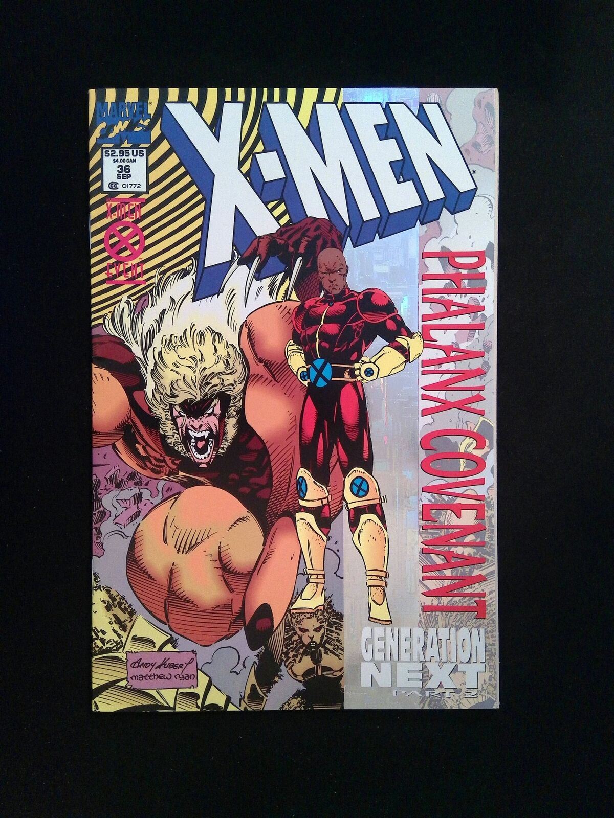 X-Men #36B MARVEL Comics 1994 NM VARIANT COVER