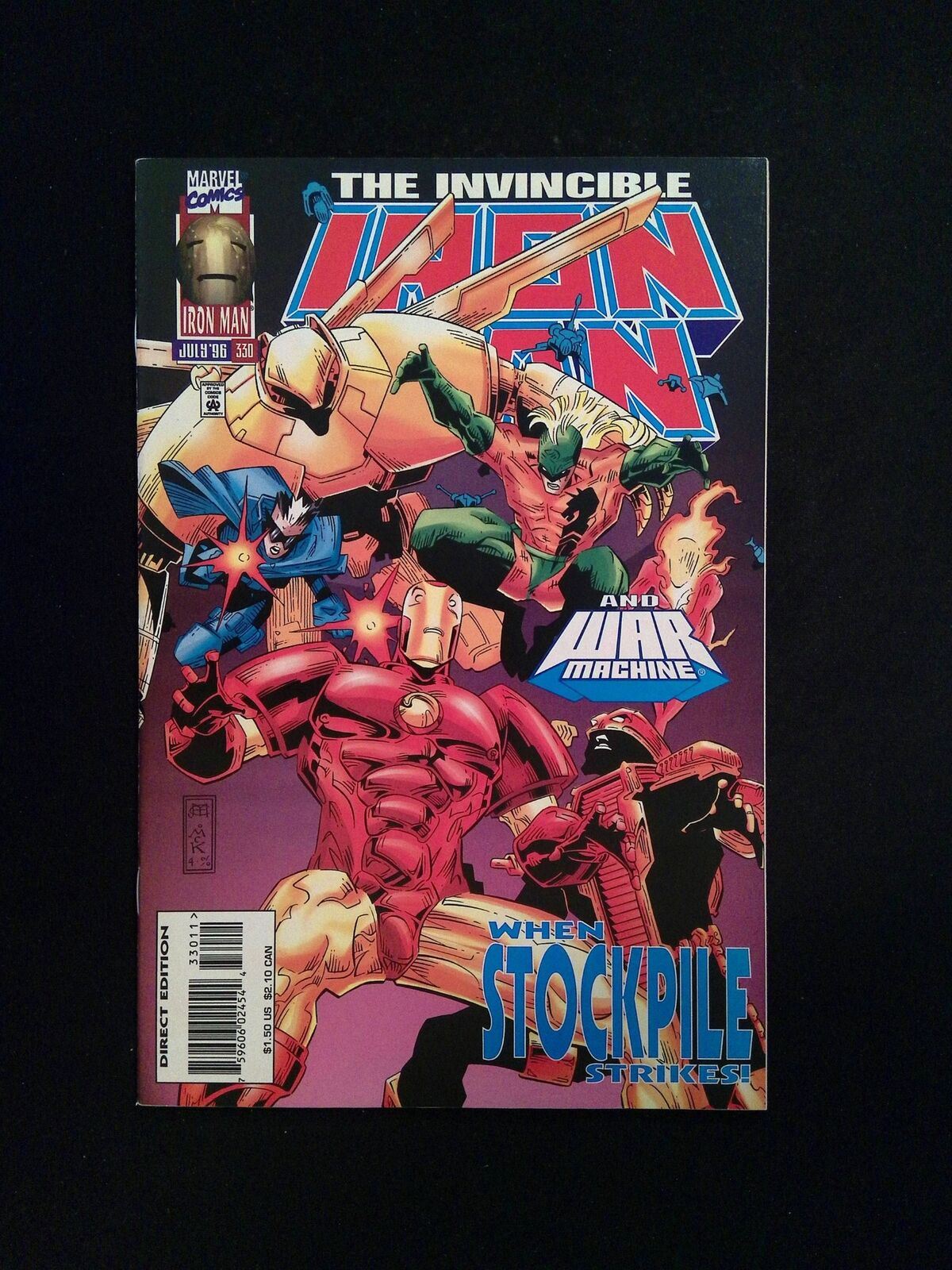 Iron Man #330 MARVEL Comics 1996 VF/NM
