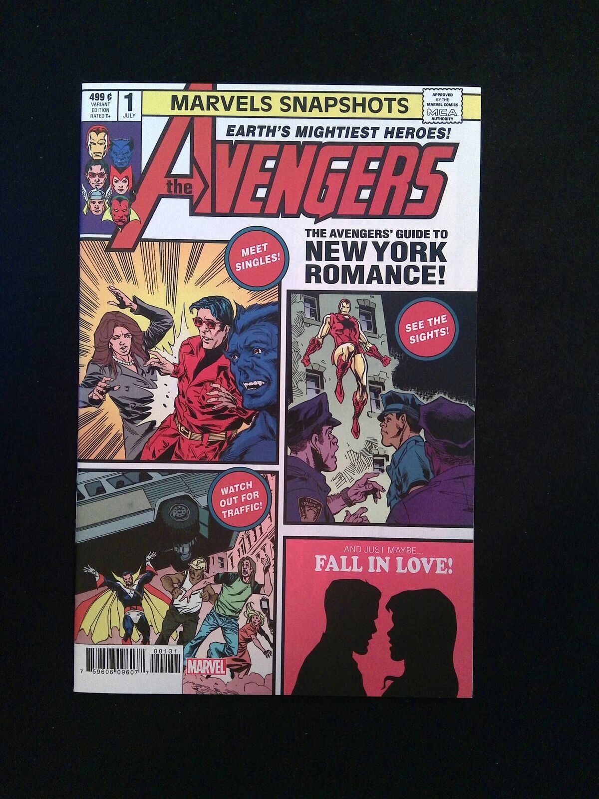 Marvel Snapshots Avengers #1B MARVEL Comics 2021 NM+ JOHNSON VARIANT