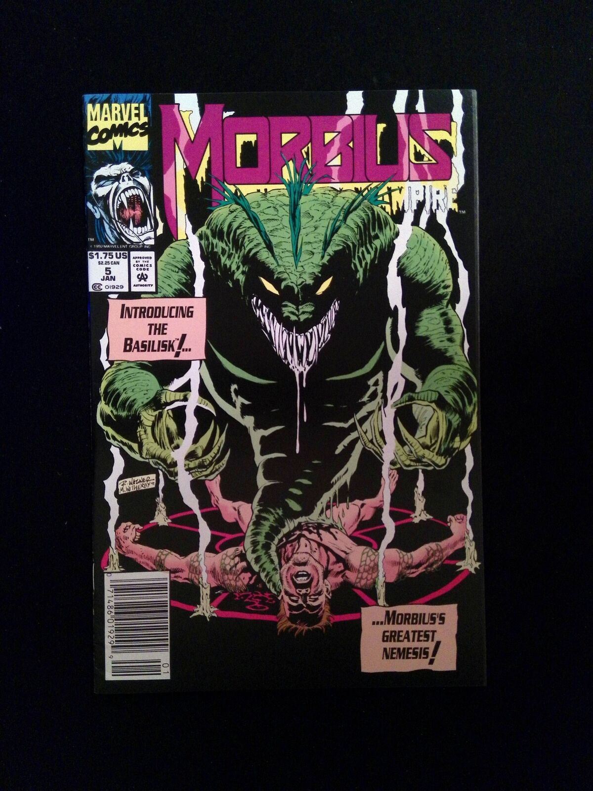 Morbius the Living Vampire #5 MARVEL Comics 1993 VF/NM NEWSSTAND