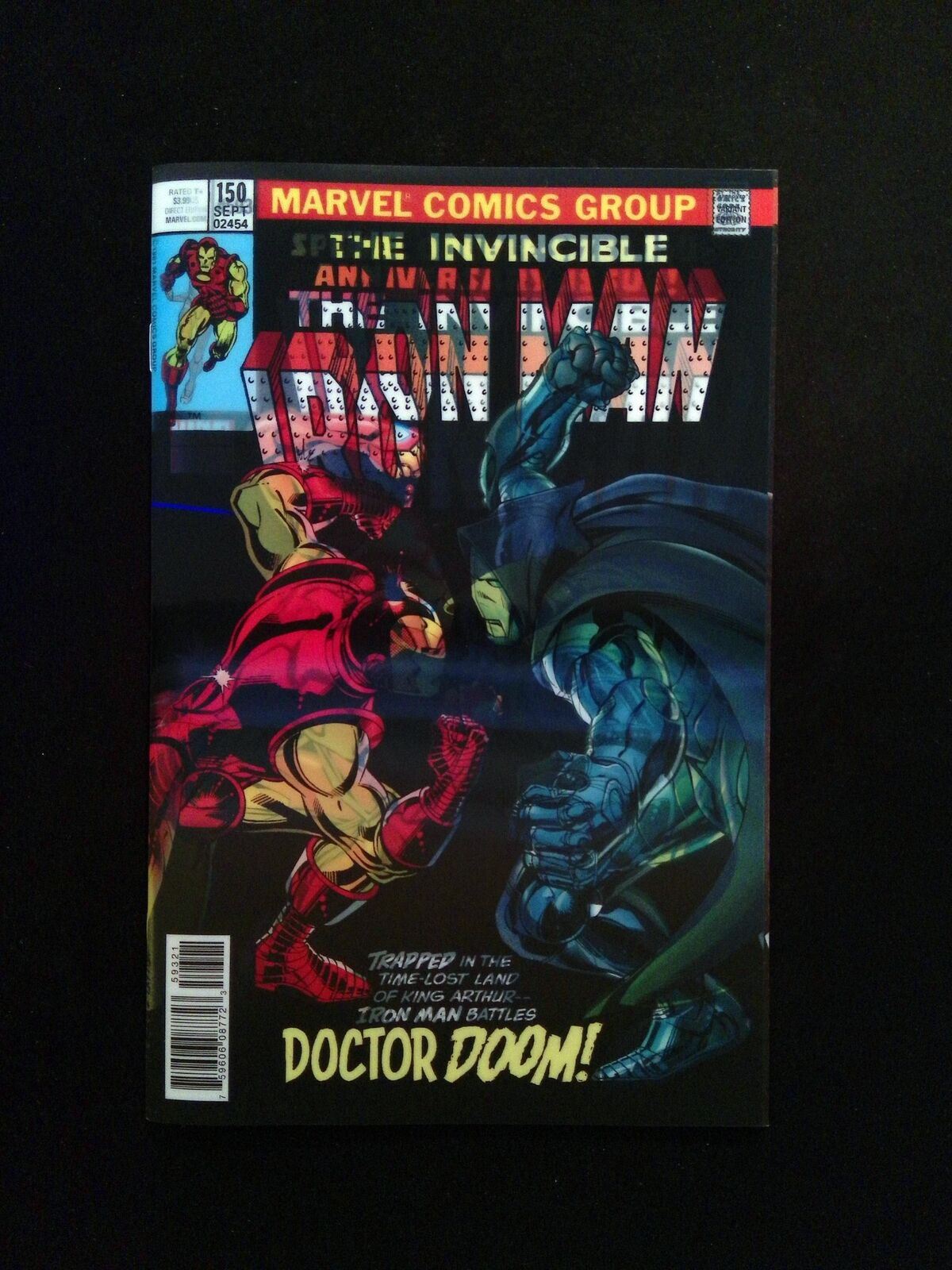 Invencible Iron Man #593B (4th SERIES) MARVEL Comics 2017 NM+ DAVIS VARIANT