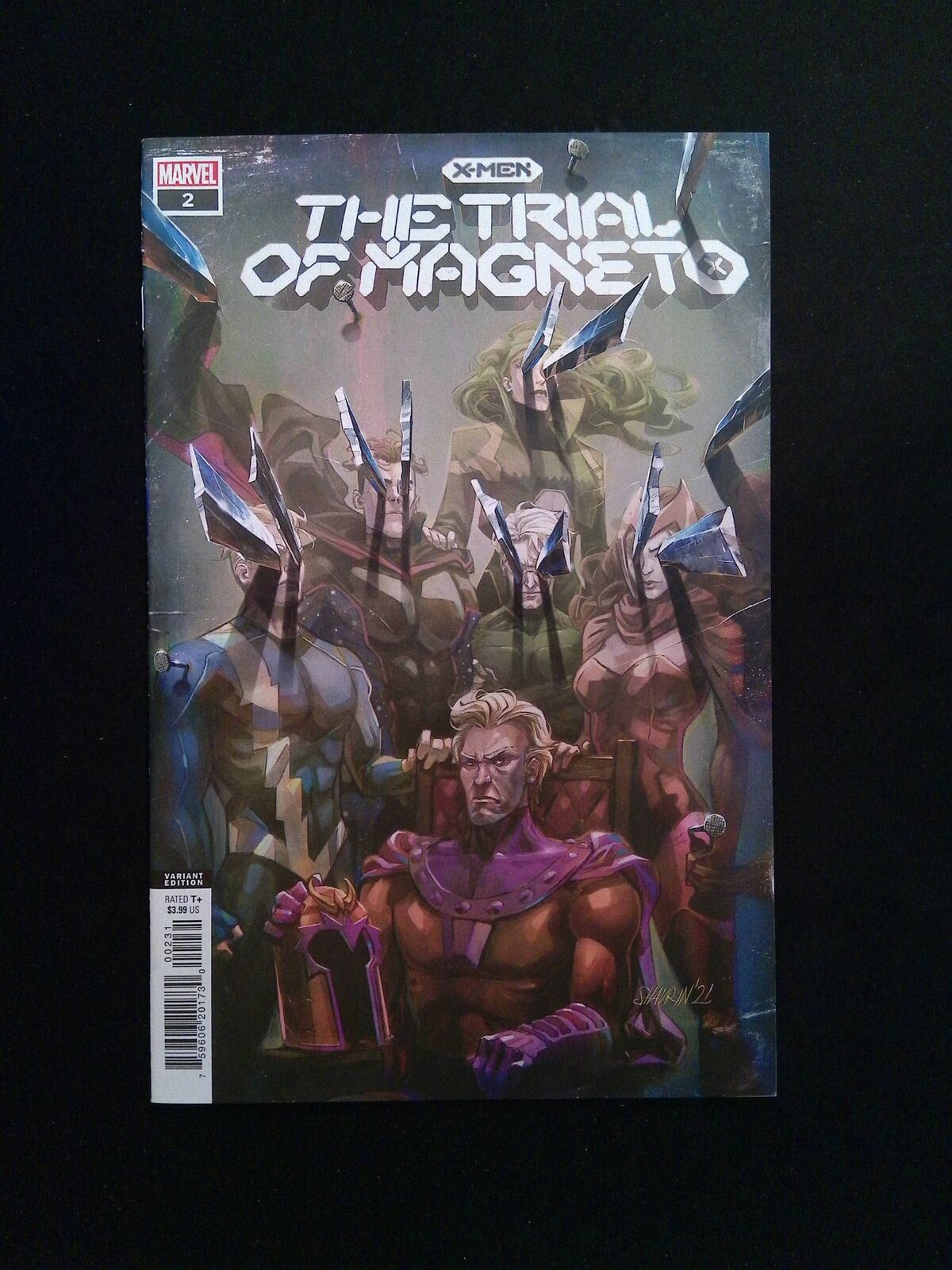 X-Men The Trial Of Magneto #2C Marvel Comics 2021 NM- Shavrin Variant