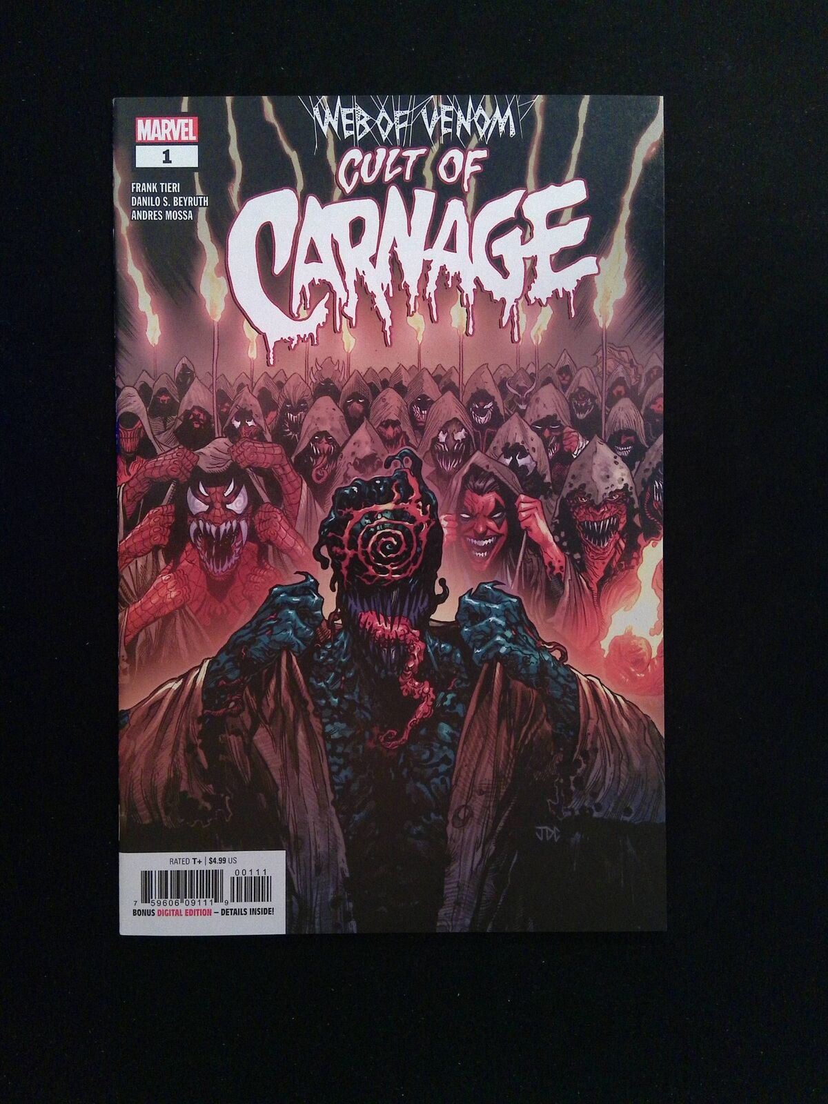 Web Of Venom Cult Of Carnage #1 Marvel Comics 2019 NM-