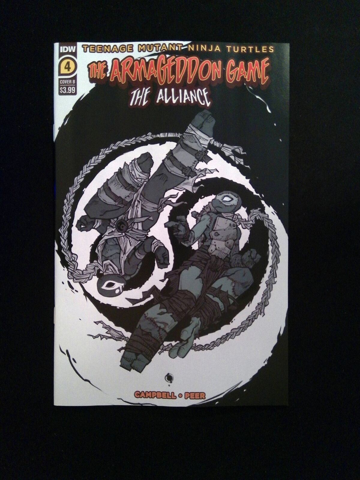 TMNT the Armageddon Game the Alliance #4B IDW 2023 NM- Campbell Variant