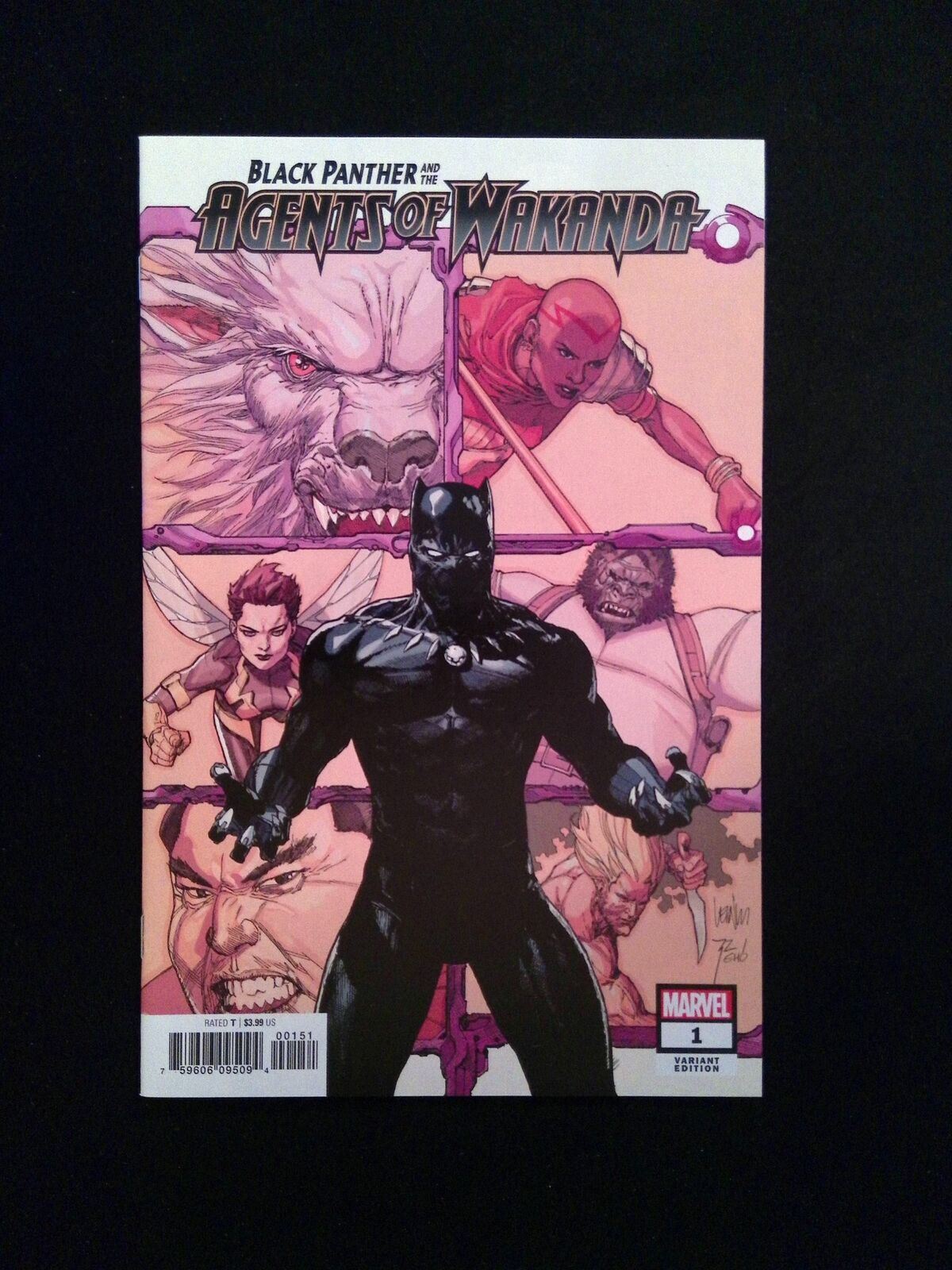 Black Panther and the Agents of Wakanda #1B 2019 NM- FRANCIS VARIANT