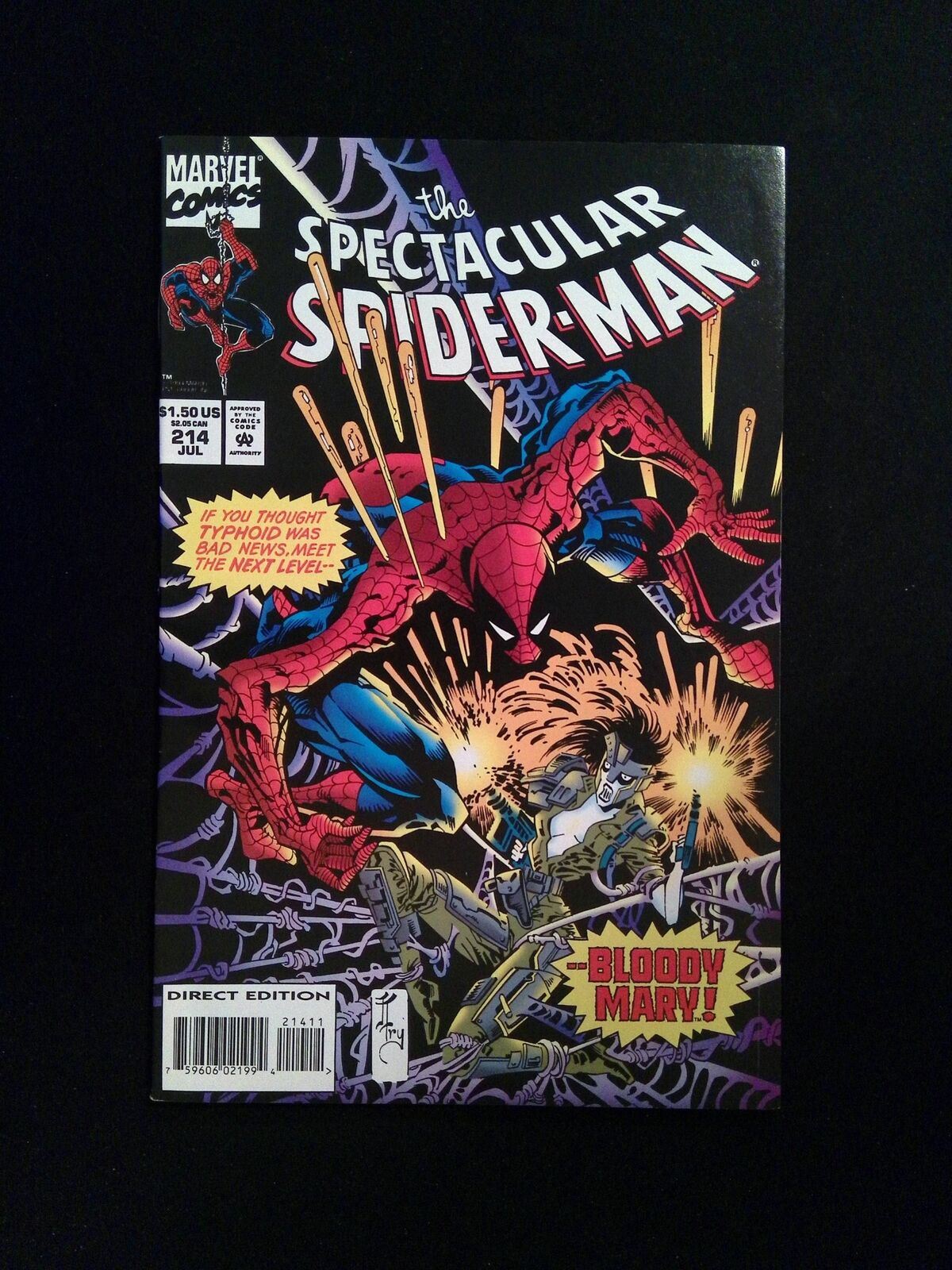 Spectacular Spider-Man #214 Marvel Comics 1994 VF/NM