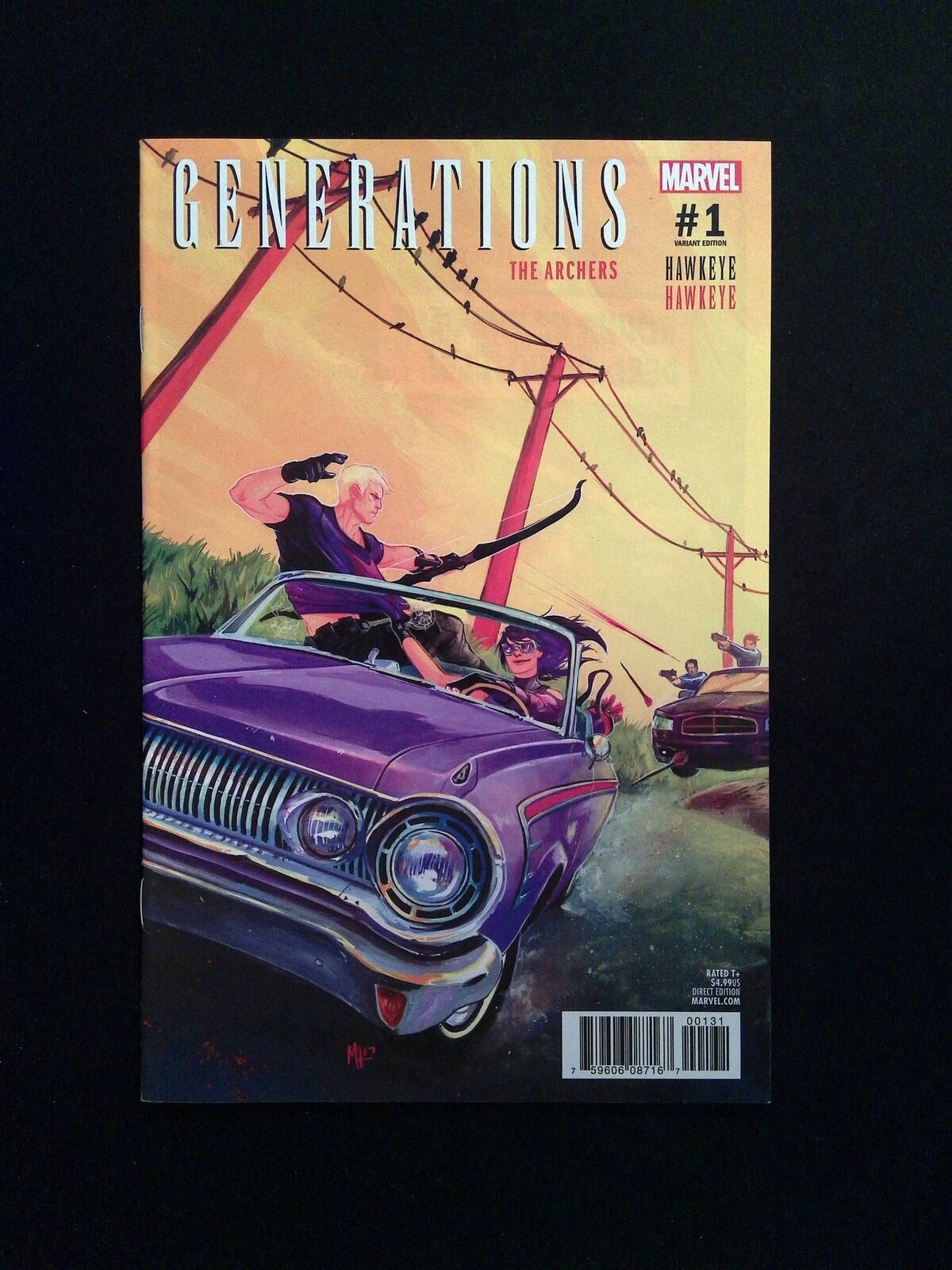 Generations Hawkeye and Hawkeye #1D Marvel Comics 2017 NM- Hetrick Variant