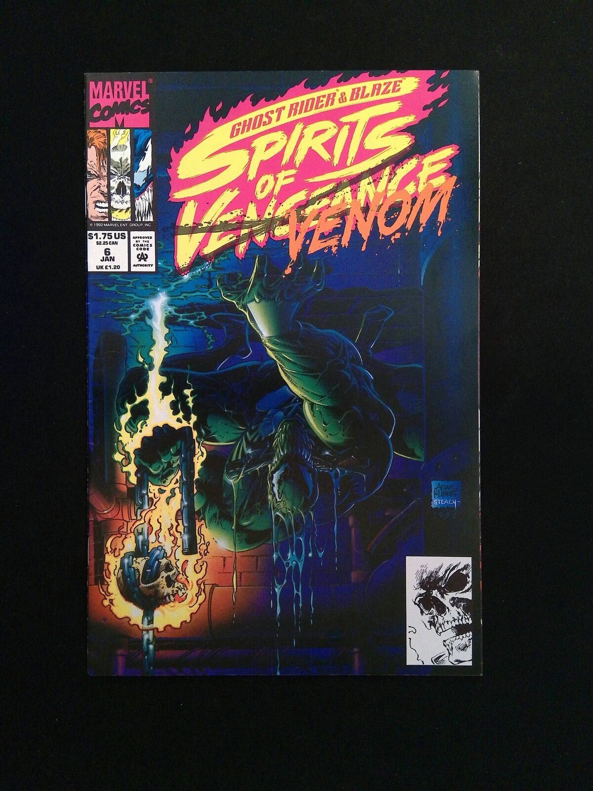 Ghost Rider Blaze Spirits Of Vengeance #6 Marvel Comics 1993 VF/NM