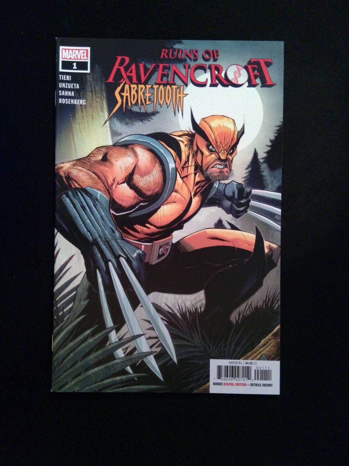 Ruins of Ravencroft Sabretooth #1 MARVEL Comics 2020 NM-