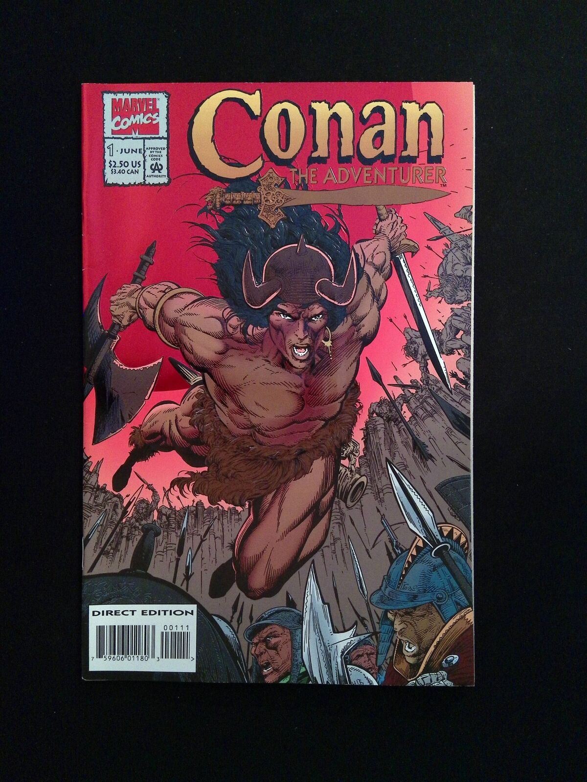 Conan The Adventurer #1 Marvel Comics 1994 VF+