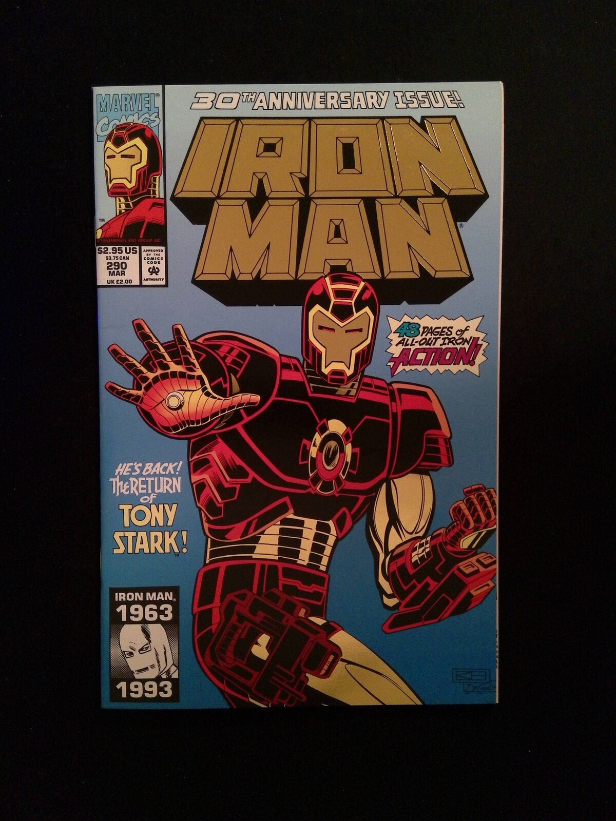 Iron Man #290 MARVEL Comics 1993 VF/NM