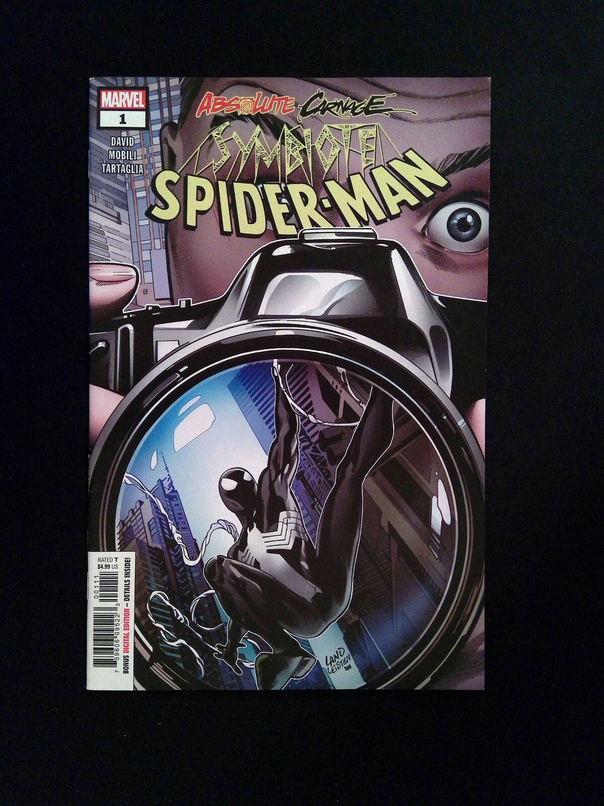 Absolute Carnage Symbiote Spider-Man #1 Marvel Comics 2019 VF+