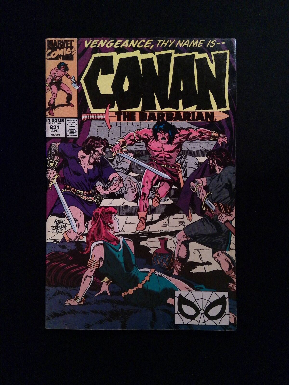 Conan the Barbarian #231 MARVEL Comics 1990 FN