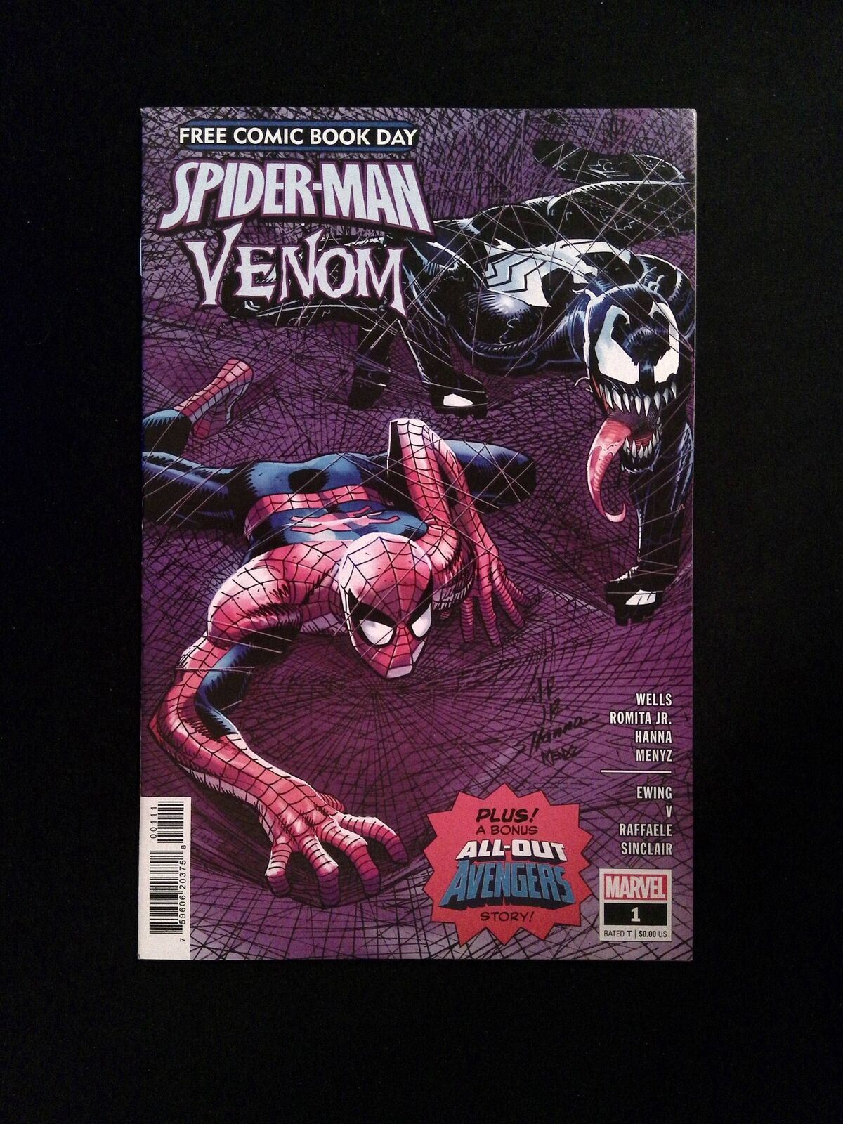 Spider-Man Venom FCBD #1 MARVEL Comics 2022 NM