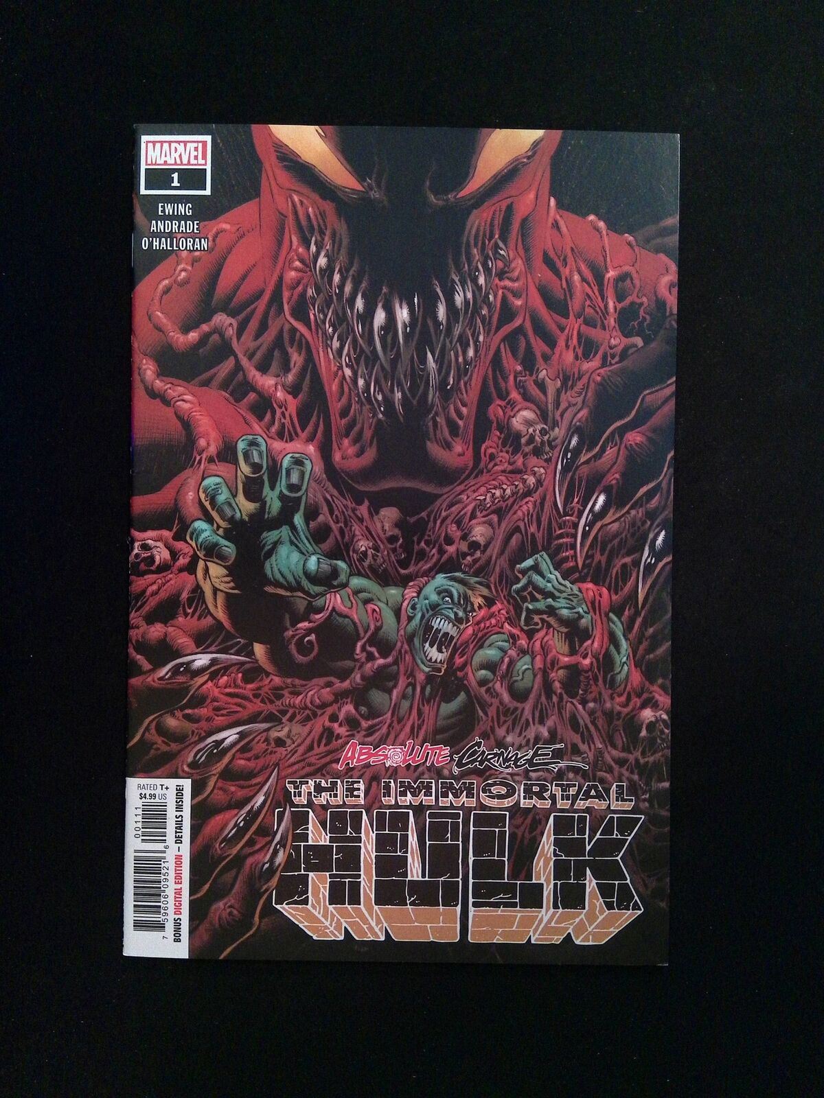 Absolute Carnage Immortal Hulk #1 MARVEL Comics 2019 NM-