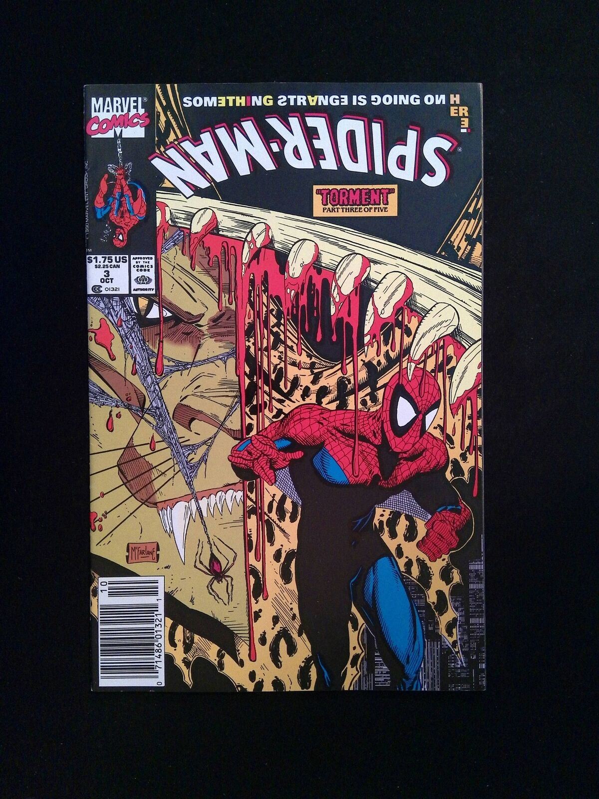 Spider-Man #3 MARVEL Comics 1990 VF+ NEWSSTAND