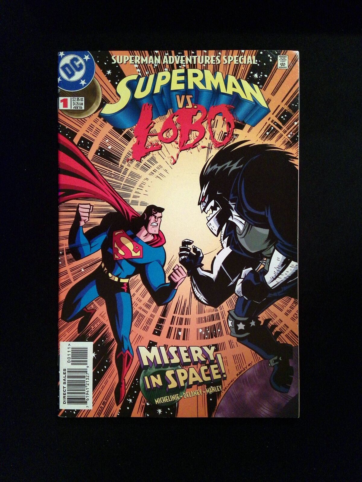 Superman Vs. Lobo #1 DC Comics 1998 VF+