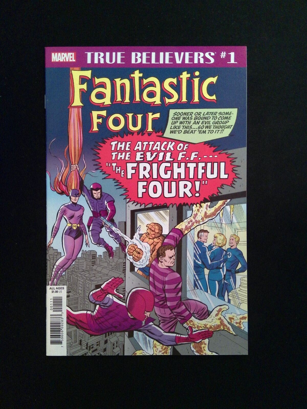True Believers Fantastic Four Frightful Four #1 MARVEL Comics 2019 NM-