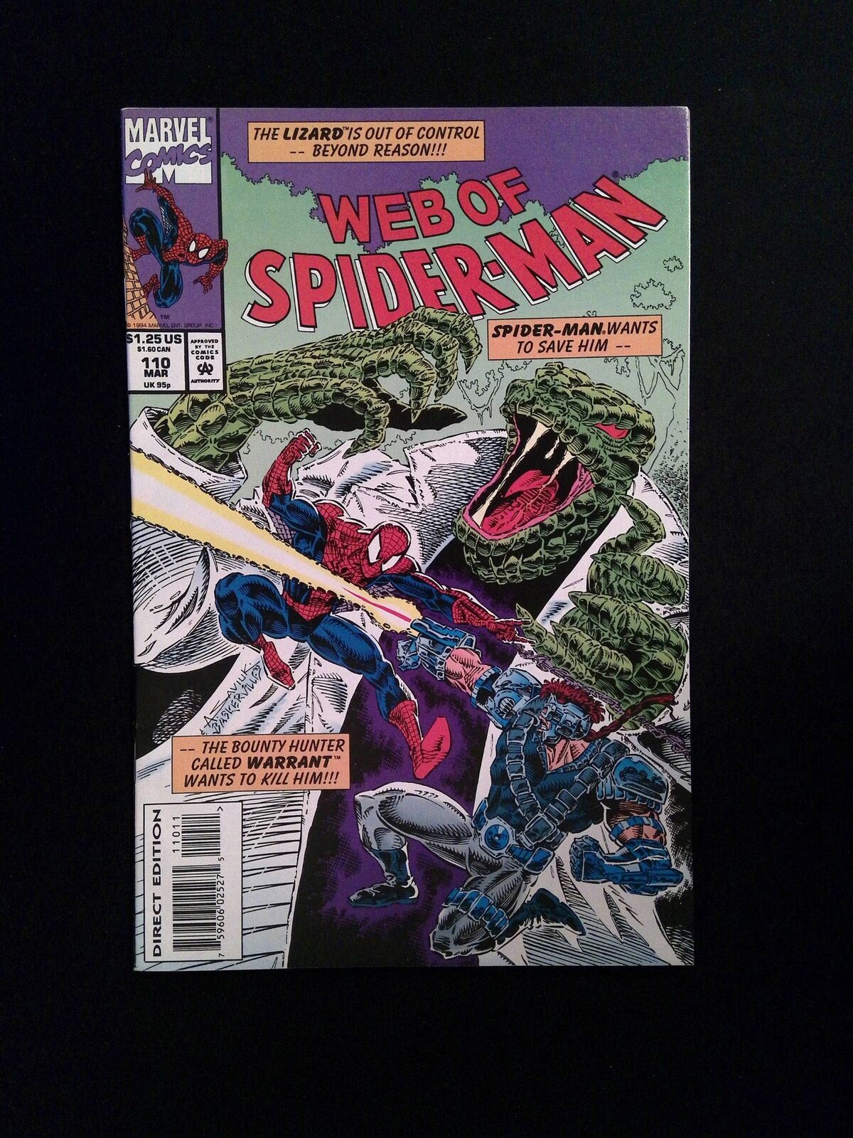 Web of Spider-Man #110 MARVEL Comics 1994 VF+