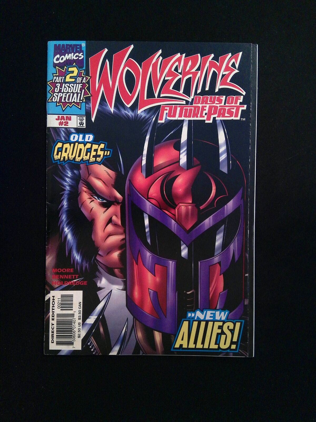 Wolverine Days Of Future Past #2 Marvel Comics 1998 VF
